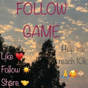 🥳🥳💥💥Yay made it to 10k✨thanks✨🙈 My first Follow Game 🥰Help me get to 10K🤞